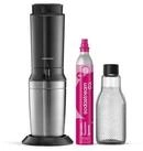 SodaStream Wassersprudler CRYSTAL 3.0 Wassersprudler titan, Standard Pack, (Set,