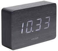 Karlsson Wecker Square Alam Clock Holz