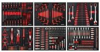 Mephisto-Tools Werkzeugset, (Set), metrisch, inkl. Soft Inlay in Carbon-Optik