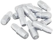vidaXL Halterung Regalstecker 7200 Silber 7 x 16 mm Eisen, (7200-tlg)