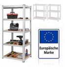 relaxdays Schwerlastregal mit 5 Ebenen bis 875 kg, 60 x 90 x 200 cm