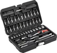 Yato Werkzeugset Werkzeugsatz 1/4" 68-tlg., (Werkstatt, Garage, Hobby, Keller)