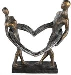Casablanca by Gilde Dekofigur Skulptur Connected (1 St), Dekoobjekt, H&ouml;he 31...