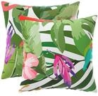 vidaXL Kissenbezug Kissenbezug 2 pcs HEERLEN Mehrfarbig 40 x 40 cm Polyester, (2