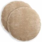 vidaXL Kissenbezug Kissenbezug 2 stk. HEERLEN Taupe &Oslash; 40 cm Chenille-Stoff, (2