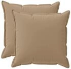 vidaXL Kissenbezug Kissenbezug 2 stk. HOUTEN Taupe 65 x 65 cm Polyester, (2...