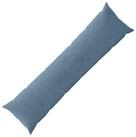 vidaXL Kissenbezug Kissenbezug HEERLEN Blau 40 x 145 cm Cord, (1 St&uuml;ck)