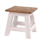 DESIGN DELIGHTS Hocker Fusshocker PALO, 27x26cm (HxB), rustikaler Holzhocker
