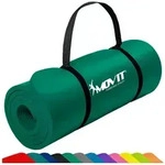 MOVIT Yogamatte Yogamatte 10/15 mm Dicke (1-St) gr&uuml;n 60 cm x 190 cm x 1.5 cm