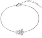 Tamaris Armband Schmuck Edelstahl The new Glitter Flower, Bl&uuml;ten-Optik, mit...