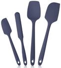 LuxusKollektion Teigschaber Silikon Teigschaber 4er Set Blau 29cm