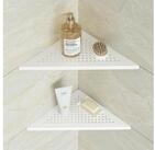 LuxusKollektion Duschkorb Duschablage Eckregal 2er Set Weiss (2 St)