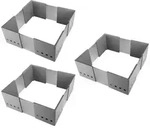 SO-TECH&reg; Besteckeinsatz 3er Set CuisioFlex Trennwand Organisationsrahmen (3 St),