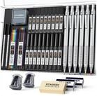 LuxusKollektion Druckbleistift Druckbleistift-Set 6 Stk. versch. St&auml;rken