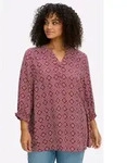 Sheego Klassische Bluse Tunika 3/4-Arm beige 44 EU