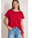 CECIL Shirtbluse mit Knotendetail am Saum