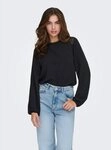 ONLY Shirtbluse ONLKATCHA LIFE LS O-NECK LACE TOP CS WVN Kunstfaser, regular...