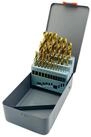 LuxusKollektion Bohrersatz Bohrer Set HSS Vollgeschliffen TiN DIN338 1-13mm 25
