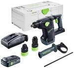 FESTOOL Akku-Kombibohrhammer KHC 18 EB-Basic Akku Kombihammer 18 V 2,6 J...