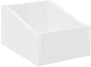 vidaXL Aufbewahrungsbox LP Plattenbox Wei&szlig; 23 x 33 x 16 cm Holzwerkstoff (1 St)