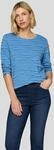 3/4-Arm-Shirt RABE, Damen, Gr. 38, blau (hellblau), Jersey, Obermaterial: 68%
