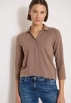 CECIL Poloshirt mit 3/4 &Auml;rmeln