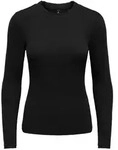 ONLY Langarmshirt ONLLESLIE (1-tlg) Spitze schwarz XS (34)