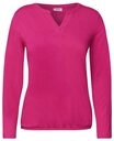 CECIL Langarmbluse TOS Solid Split Neck Tunic