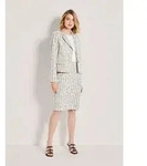 MADELEINE Kurzblazer Tweed-Blazer mit Reverskragen Jerseyblazer mit...