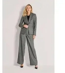 MADELEINE Kurzblazer Eleganter Einreiher mit Kreidestreifen Klassischer Blazer...