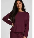 Hunkem&ouml;ller Pyjama Top Jersey Essential lila XS