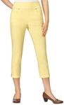 Stretch-Hose CASUAL LOOKS, Damen, Gr. 42, Normalgr&ouml;&szlig;en, gelb (vanillegelb),...