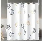 LuxusKollektion Duschvorhang Duschvorhang 240x200cm Polyester Klein Ozeanstern...