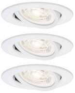 Paulmann LED Einbauleuchte 92271 Nova LED-Einbauleuchte GU10 4.9 W Wei&szlig; (matt)
