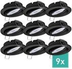 Oktaplex lighting LED Einbaustrahler Dijon Deckenstrahler schwarz dimmbar,...