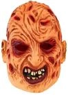 Widmann S.r.l. Verkleidungsmaske Halloween Maske 'Horror Gesicht', Braun Rot