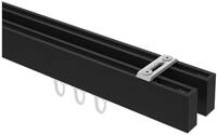 INTERDECO Innenlaufschiene Smartline Paxo, 2-l&auml;ufig, Fixma&szlig;, k&uuml;rzbar,