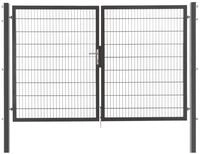 Floraworld Gartentor Floraworld Gartentor doppelfl&uuml;gelig Premium inkl. grau