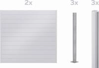 Alberts Dichtzaun Palitio, Profilh&ouml;he 150 mm, Aluminium, verschiedene Dekore...