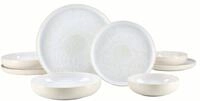 CreaTable Teller-Set Yuki, Geschirr-Set, 8-tlg. (8-tlg), 2 Personen, Steinzeug,