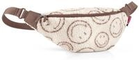 REISENTHEL&reg; Bauchtasche CITY-BELTBAG, Cremewei&szlig;, Braun, Polyester, 2 Liter,