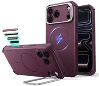 ESR Handyh&uuml;lle Schutzh&uuml;lle St&auml;nderh&uuml;lle Panzercase, MagSafe, Metallst&auml;nder,