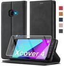LuxusKollektion Flip Case Handyh&uuml;lle Samsung Galaxy Xcover 4 4s H&uuml;lle...
