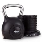KM - Fit Kettlebell verstellbar, Kugelhantel mit 7 Gewichtsstufen, mit...