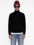 Jack & Jones Rollkragenpullover JPRBLUCALLUM CABLE KNIT ROLL NECK Materialmix,