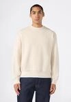 Sweatshirt CHAMPION "SPORTWEAR CREWNECK Relax Fit Washed", Herren, Gr. L, fog,