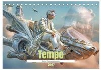 CALVENDO Wandkalender Tempo - Retro Fantasiemotive (Tischkalender 2027 DIN A5...