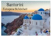 CALVENDO Wandkalender Santorini - Fotogene Sch&ouml;nheit (Tischkalender 2027 DIN A5