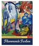 CALVENDO Wandkalender Flammende Farben (Wandkalender 2027 DIN A4 hoch), CALVENDO