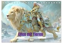 CALVENDO Wandkalender Elfen mit Tieren - Prachtvolle Fantasiewerke...